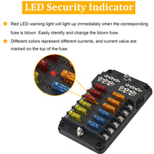 Load image into Gallery viewer, 12 Way Auto Car Boat Blade Fuse Block