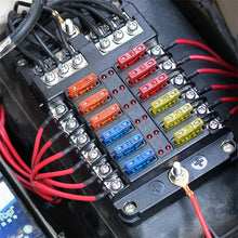 Load image into Gallery viewer, 12 Way Auto Car Boat Blade Fuse Block