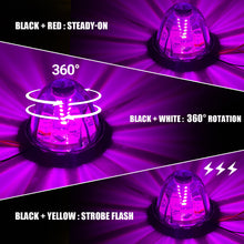 Load image into Gallery viewer, 2pcs 30 LED Watermelon Lights with Steady,360°Rotating&amp;Strobe Mode Surface Mount 12-24V