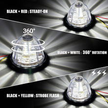 Load image into Gallery viewer, 2pcs 30 LED Watermelon Lights with Steady,360°Rotating&amp;Strobe Mode Surface Mount 12-24V