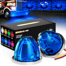 Load image into Gallery viewer, 2pcs 30 LED Watermelon Lights with Steady,360°Rotating&amp;Strobe Mode Surface Mount 12-24V