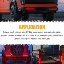 Load image into Gallery viewer, Red LED Brake Tail Lights Bar for Truck Trailer