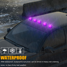 Load image into Gallery viewer, 5X Smoked Purple LED Cab Roof Marker Lights For 999-2016 Ford