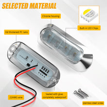 Load image into Gallery viewer, 6PCS 12V RGBW LED Marine Boat Deck Courtesy Light 3.8inch