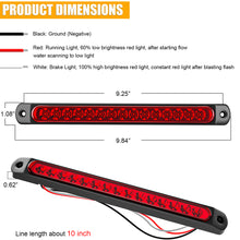 Load image into Gallery viewer, Red LED Brake Tail Lights Bar for Truck Trailer