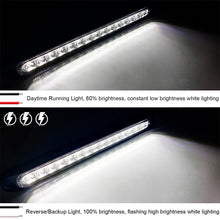 Load image into Gallery viewer, 2pcs 10inch Truck Trailer White LED Reverse Backup Tail Lights