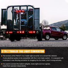 Load image into Gallery viewer, PSEOT 3-to-2-Wire Taillight Converter Kit - Universal Brake/Turn Signal Adapter