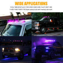 Load image into Gallery viewer, 5Pcs Smoked Purple LED Cab Roof Marker Lights For Ford 1980-1997