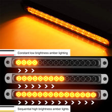 Load image into Gallery viewer, Smoked Amber LED Truck Trailer Strip Turn Signal Lights