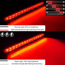 Load image into Gallery viewer, 2pcs Smoked Red LED Truck Trailer Tail Brake Lights