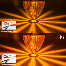 Load image into Gallery viewer, 2Pcs LED Watermelon Lights Dual Function Watermelon-Shaped (Strobe+Constant) Marker Light