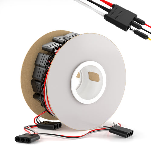 50 Counts 3 Prong Waterproof Wire Harness Kit