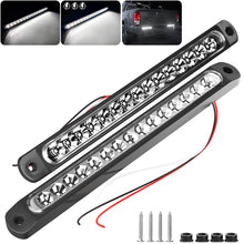 Load image into Gallery viewer, 2pcs 10inch Truck Trailer White LED Reverse Backup Tail Lights