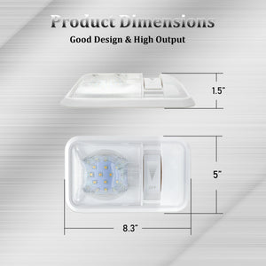 Dimmable RV Interior Ceiling Dome Light LED