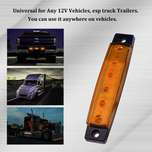 Load image into Gallery viewer, 3.8 inch led marker lights for truck amber