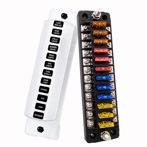 12-Way Fuse Box，Fuse Box，Fuse Block