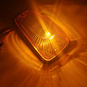 5x Amber LED Cab Roof Marker Lights For 1988 - 2002 C/K1500/2500/3500/5500/6000/6500/7000/7500 Pickup trucks