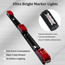 Load image into Gallery viewer, 15&quot;Red LED Marker Clearance ID Light Bar