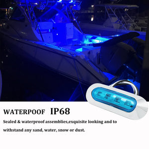 4PCS Courtesy Lights Cabin Deck Blue