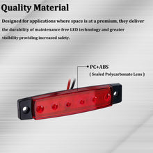 Load image into Gallery viewer, 3.8 inch marker lights red