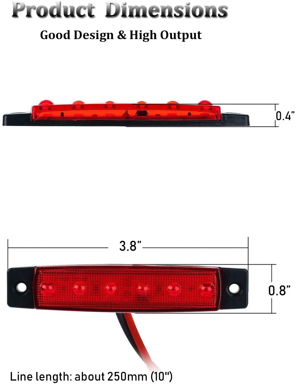 Red LED Marine Boat Courtesy Lights 3.8 – PSEQT