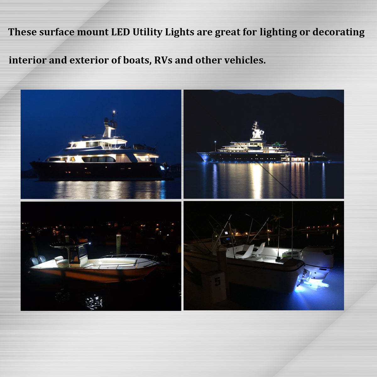 Led Stern Light Boat Bow Lights 24"All Round Stern Navigation Boat Light Plug In Stainless Steel Boat Pole Lights - Foto 14