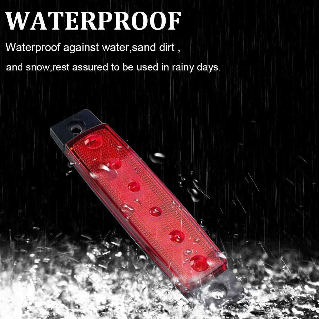 thumbnail image 2 of 10-Pod LED Rock Underbody Light Kit – Red Underglow For Jeep, ATV, SUV, Truck – 2 Year Warranty 2 of 4