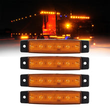 Load image into Gallery viewer, 3.8 inch led marker lights for truck amber